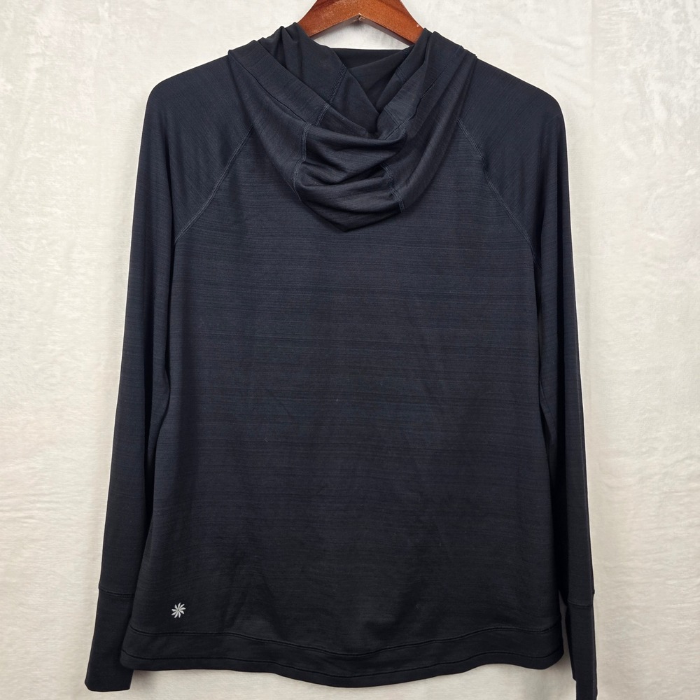 Athleta Pacifica Illume UPF Relaxed Jacket M Full zip black athleisure 657489 - Picture 7 of 9
